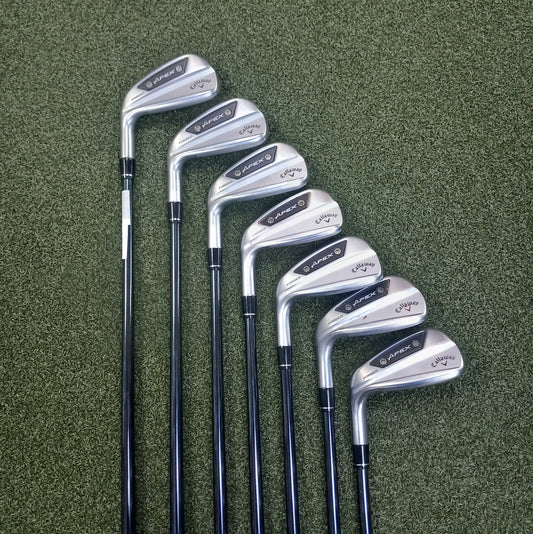 Callaway Golf Apex Ai200 Mens Left Hand Irons 5-GW Graphite Regular Pre owned