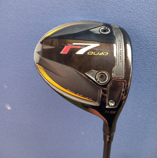 Taylormade Golf R7 Quad Mens Right Hand Mini Driver 11.5 Regular Pre Owned