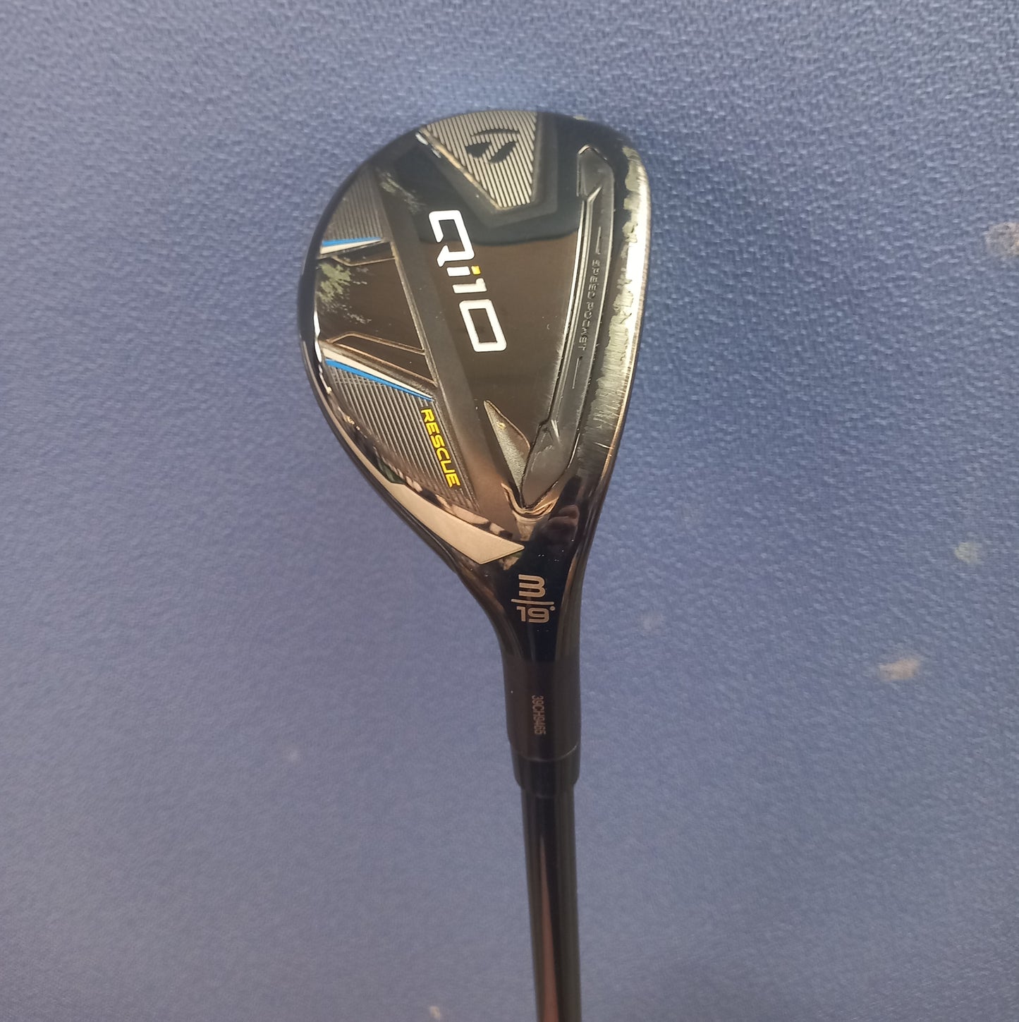 TaylorMade Qi10 Rescue Hybrid Mens Right Hand No3 Stiff Flex Pre Owned
