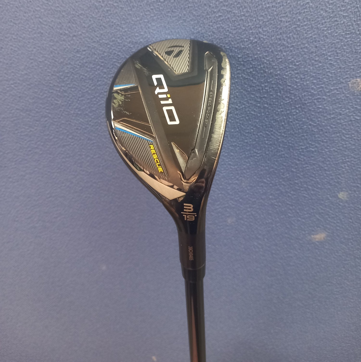 TaylorMade Qi10 Rescue Hybrid Mens Right Hand No3 Stiff Flex Pre Owned