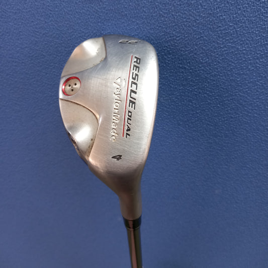 TaylorMade Golf Mens Right Hand Rescue Dual No4 Stiff Pre Owned