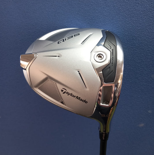 TaylorMade Qi35 Designer Series Driver Mens Right Hand 9 Stiff Ex Demo Silver