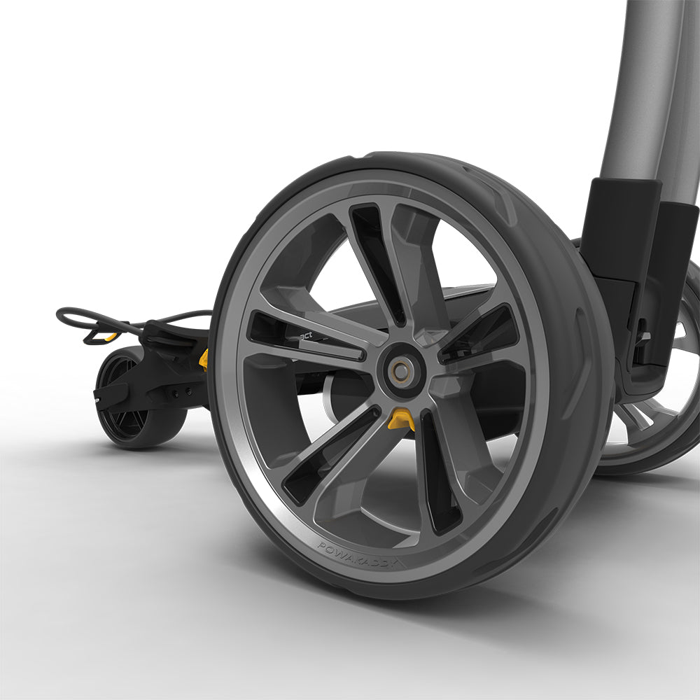 Powakaddy CT6 EBS Gun Metal Lithium Electric 2023 Golf Trolley + Free Gift   