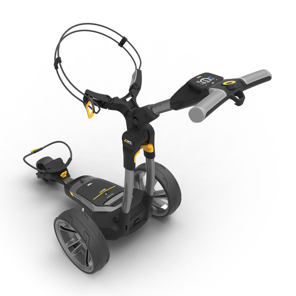 Powakaddy CT6 EBS Gun Metal Lithium Electric 2023 Golf Trolley + Free Gift   