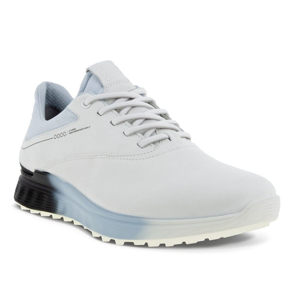 Ecco Golf S Three Goretex Mens Golf Shoes 102944 White/Black/Air 60613 EU41 UK7/7.5 