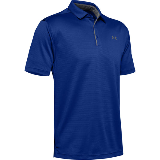 Under Armour Tech Polo Golf Shirt 1290140 Royal Blue 400 M 