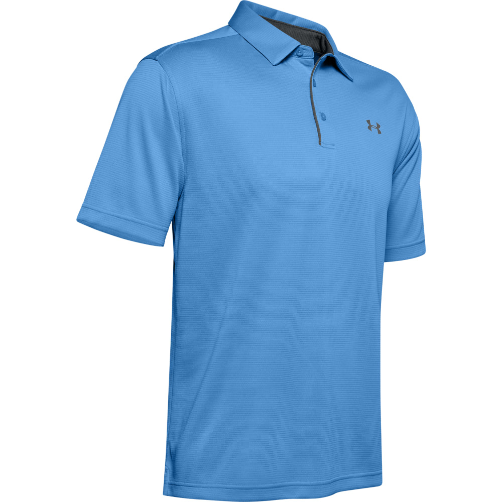 Under Armour Tech Golf Polo Shirt 1290140 Carolina Blue 475 M 