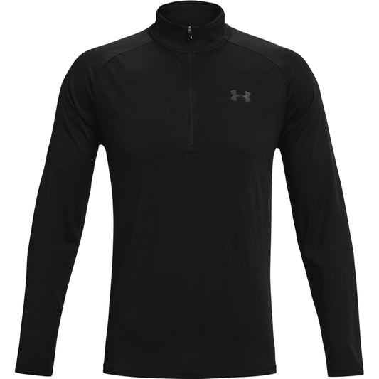 Under Armour Golf Tech 2.0 1/2 Zip Pullover Top 1328495 Black / Charcoal 001 M 