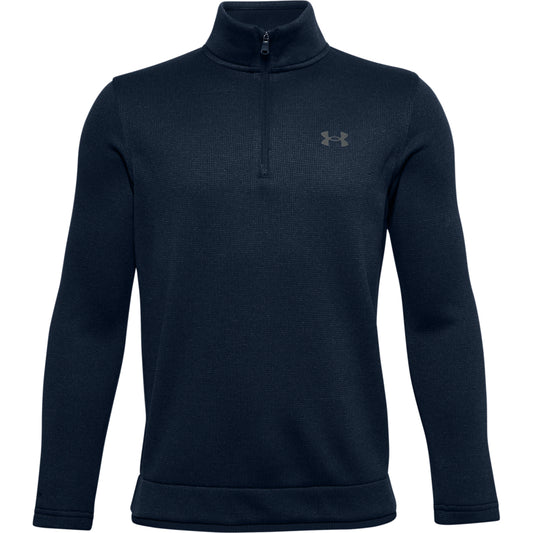 Under Armour Boys Golf Sweater Fleece 1/2 Zip 1360086 Academy / Academy / Pitch Grey 408 M 