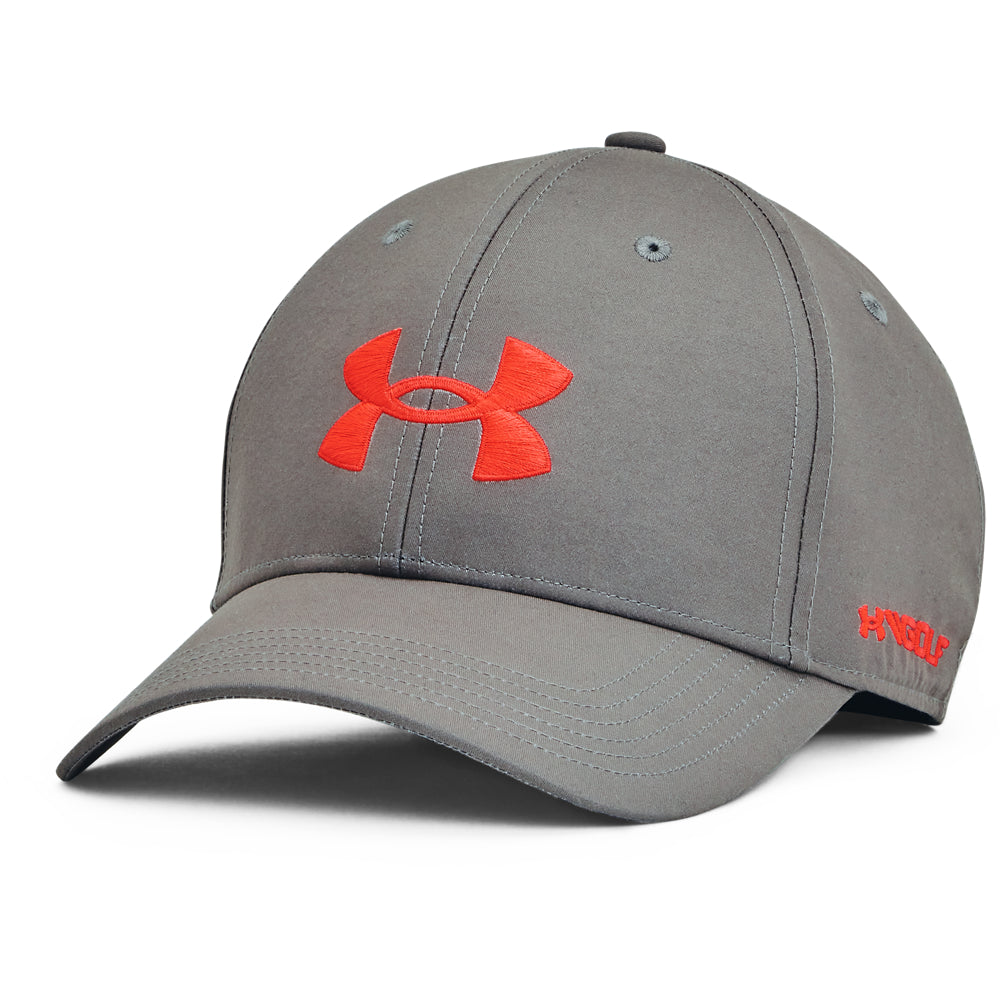 Under Armour Golf 96 Adjustable Cap 1361547 Concrete / Phoenix Fire 066 OSFA 