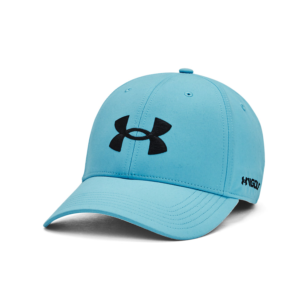 Under Armour Golf 96 Adjustable Golf Cap 1361547 Fresco Blue / Black 481
