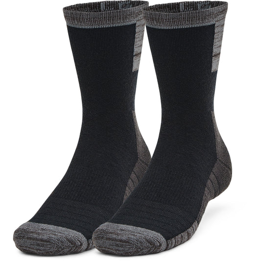 Under Armour Cold Weather Winter Golf Socks 1365788 black-black-pitch-gray-001 M 