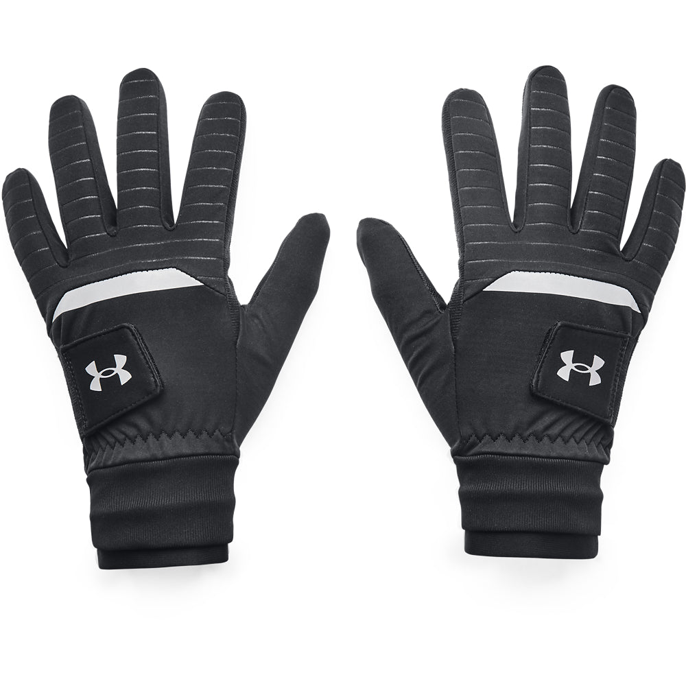 Under Armour Cold Winter Thermal Golf Gloves - Pairs Black 001 S 