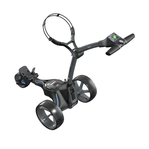 Motocaddy M5 GPS Electric Lithium 2023 Golf Trolley Graphite 18 Hole 