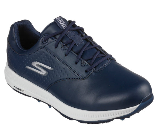 Skechers Go Golf Elite 5 Legend Spikeless Golf Shoes 214043 + Free Gift White / Black 7 