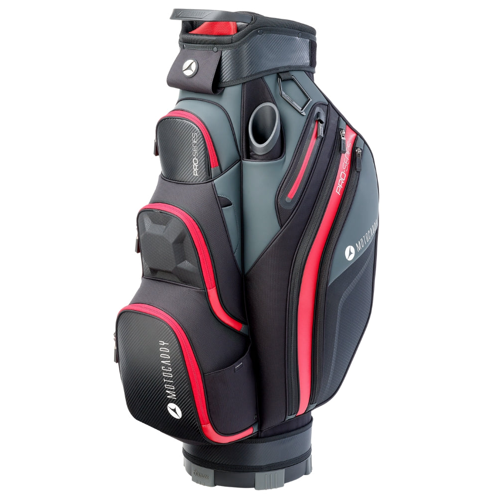 Motocaddy Pro Series Deluxe Golf Cart Bag 2024 Black/Red  
