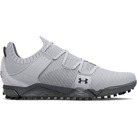 Under Armour HOVR Tour Spikeless Golf Shoes 3025744 Black / Blue Surf / Metalic Silver 002 8 