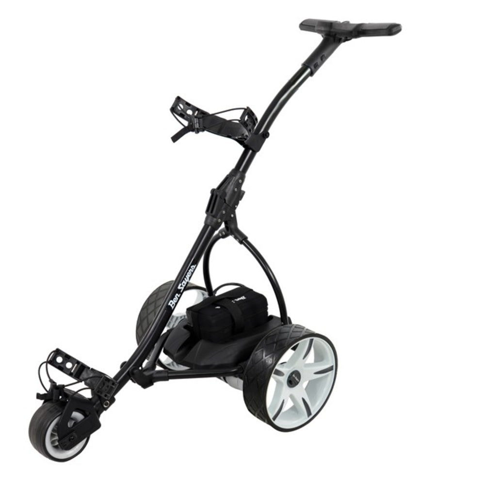 36 Hole Lithium Electric Golf Trolley White + Free £100 Gift Pack