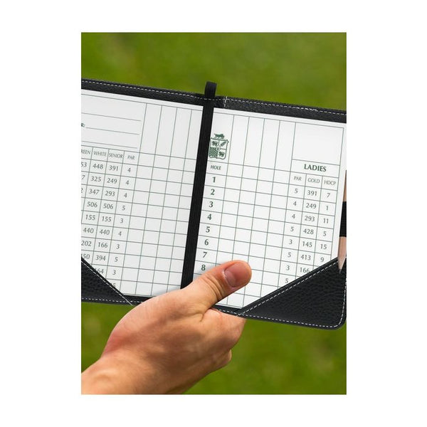 Porte-carte De Score Izzo Callaway Premium - Gris Cuir - Accessoire Golf
