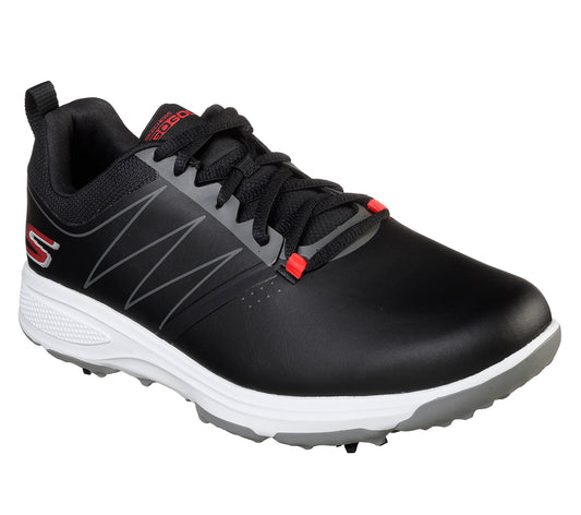 Skechers Go Golf Torque Spiked Mens Waterproof Golf Shoes Black/Red 9 