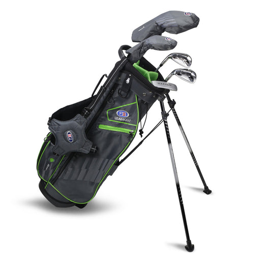 US Kids Golf UL57-S Left Hand 5 Club Junior Stand Bag Set   