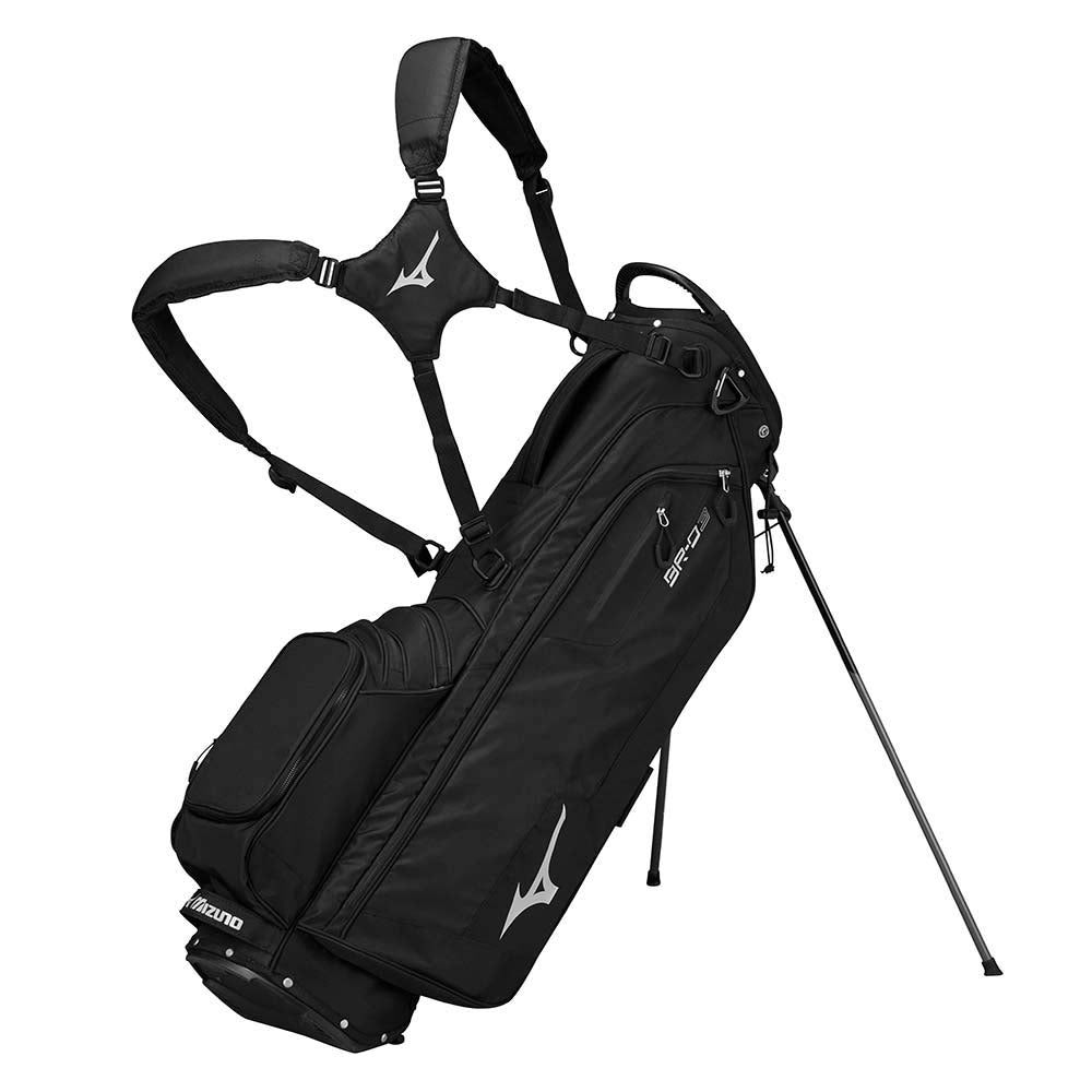 Mizuno BR-D3 Lightweight Golf Stand Bag Black/Black  
