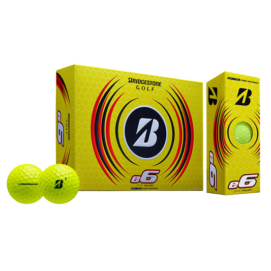 Bridgestone 2023 E6 Yellow Golf Balls   