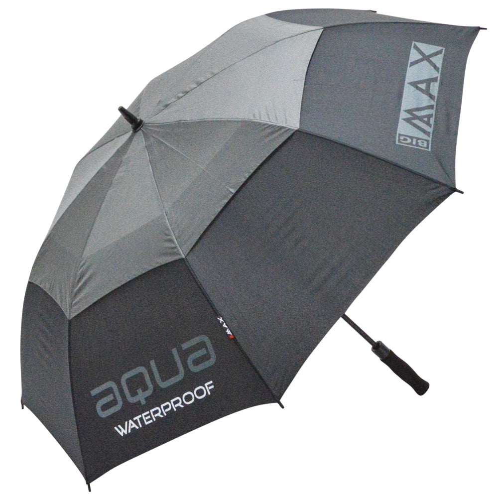 Big Max Aqua Double Canopy Golf Umbrella Black/Charcoal  