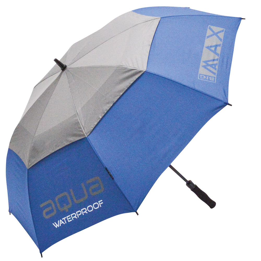 Big Max Aqua Double Canopy Golf Umbrella Charcoal/Blue  