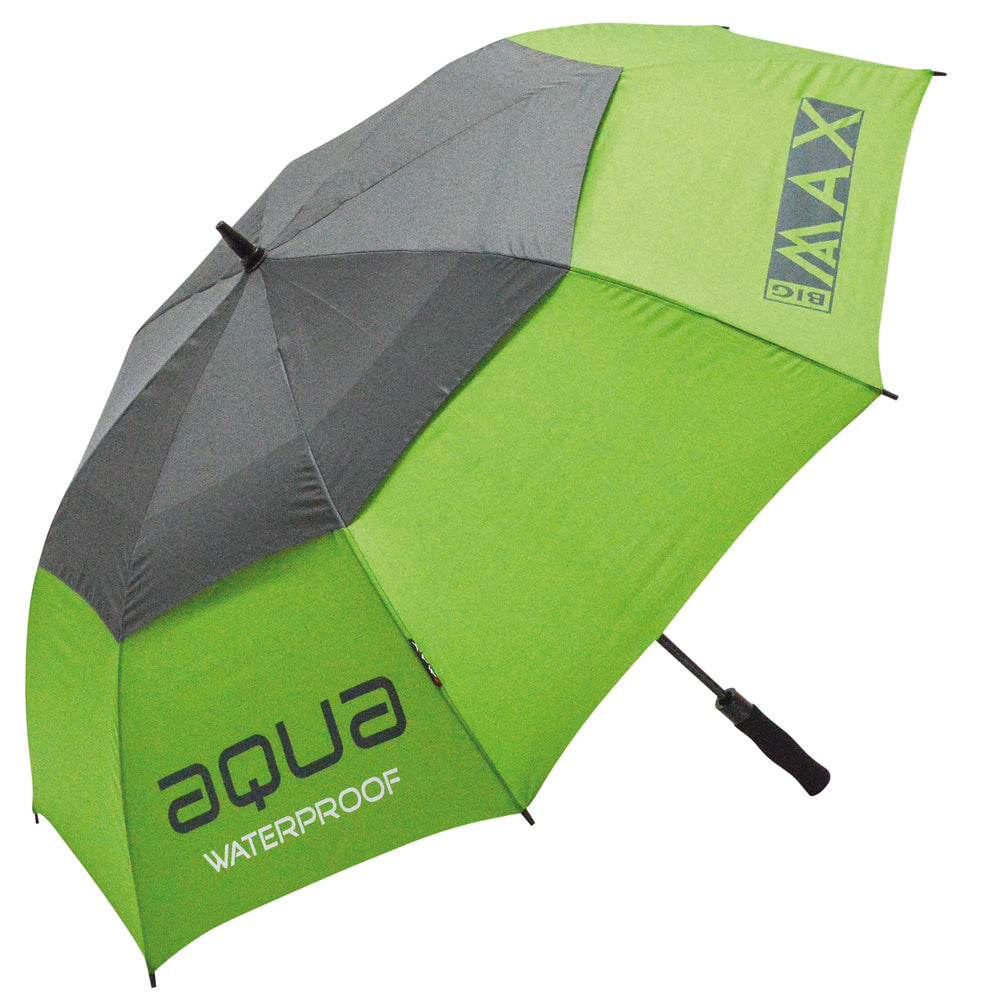 Big Max Aqua Double Canopy Golf Umbrella Charcoal/Lime  