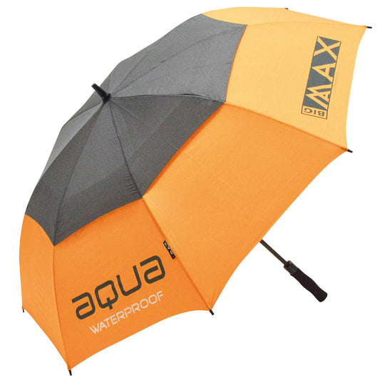 Big Max Aqua Double Canopy Golf Umbrella Charcoal/Orange  