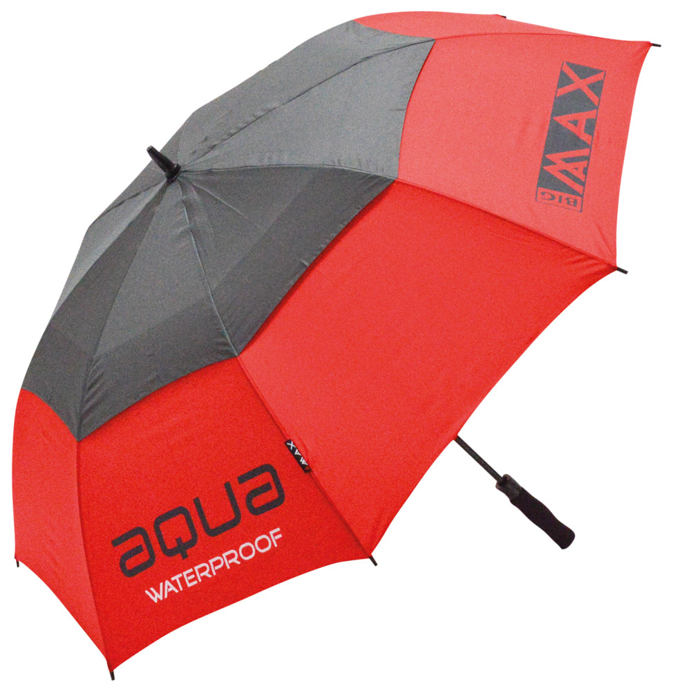 Big Max Aqua Double Canopy Golf Umbrella Charcoal/Red  