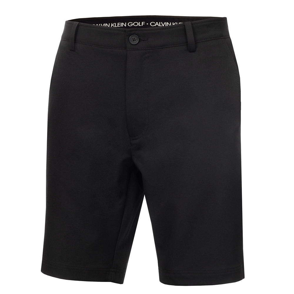 Calvin Klein Bullet Regular Fit Stretch Golf Shorts C9585 Black W30 