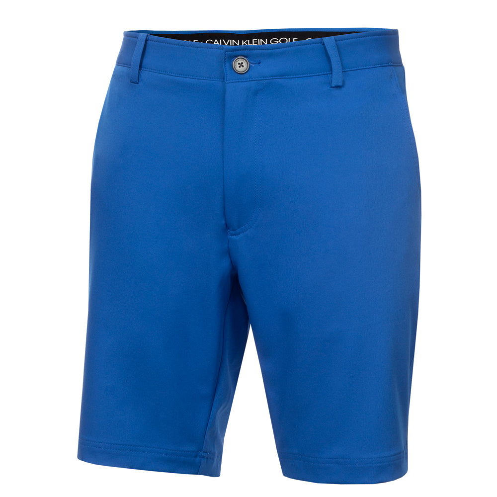 Calvin Klein Bullet Regular Fit Stretch Golf Shorts C9585 Nautical Blue W32 