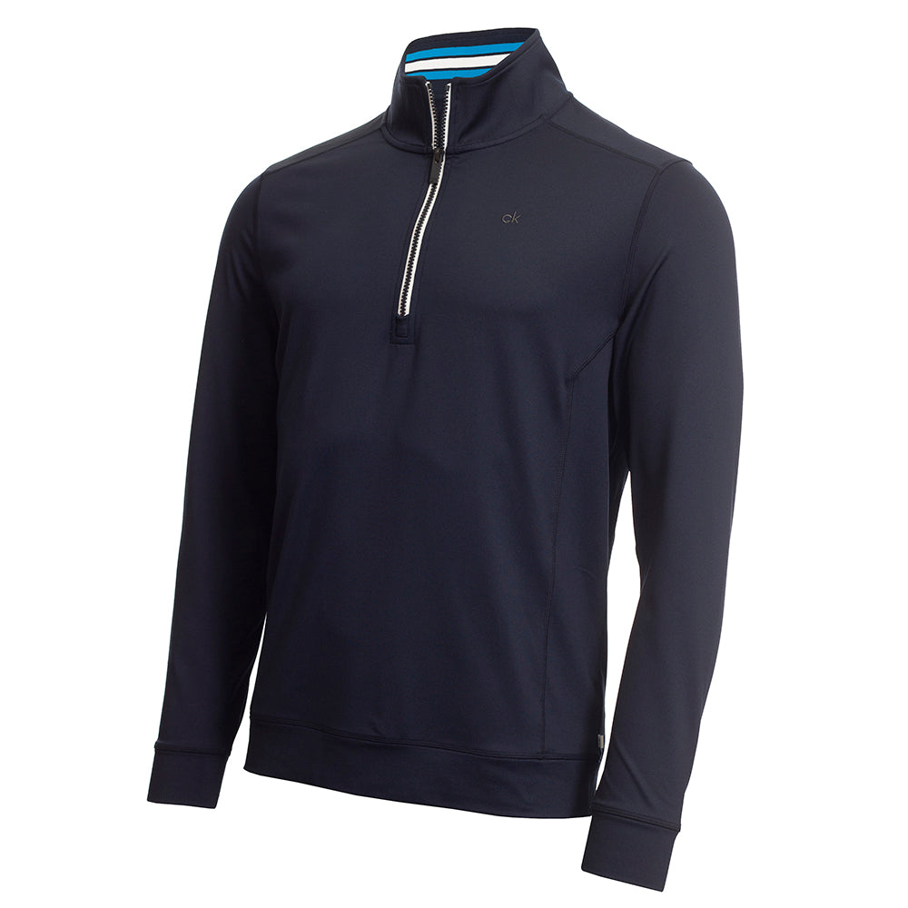 Calvin Klein Orbit 1/2 Zip Golf Sweater C9464A Navy / Blue M 