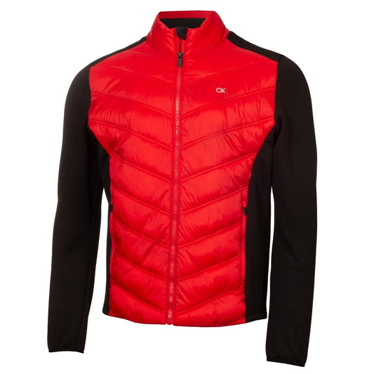 Calvin Klein Frontera Hybrid Red Golf Jacket C9832 Red M 