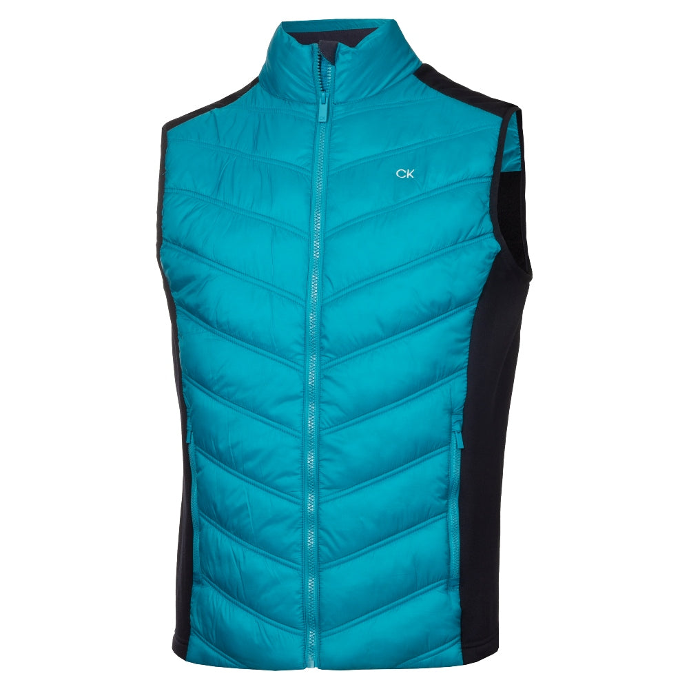 Calvin Klein Frontera Hybrid Blue Golf Gilet C9833 Carribean Blue M 