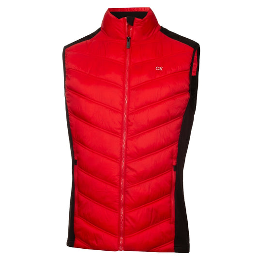 Calvin Klein Frontera Hybrid Red Golf Gilet C9833 Red M 