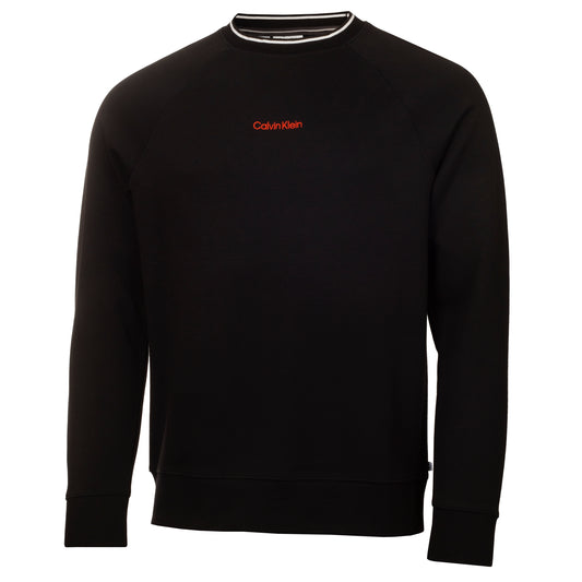 Calvin Klein Golf Rendell Crewneck Sweater CKMA23818 Black M 