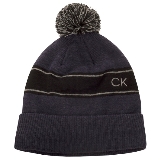 Calvin Klein Golf Stripe Beanie CKMA23828 Peacoat Onesize 