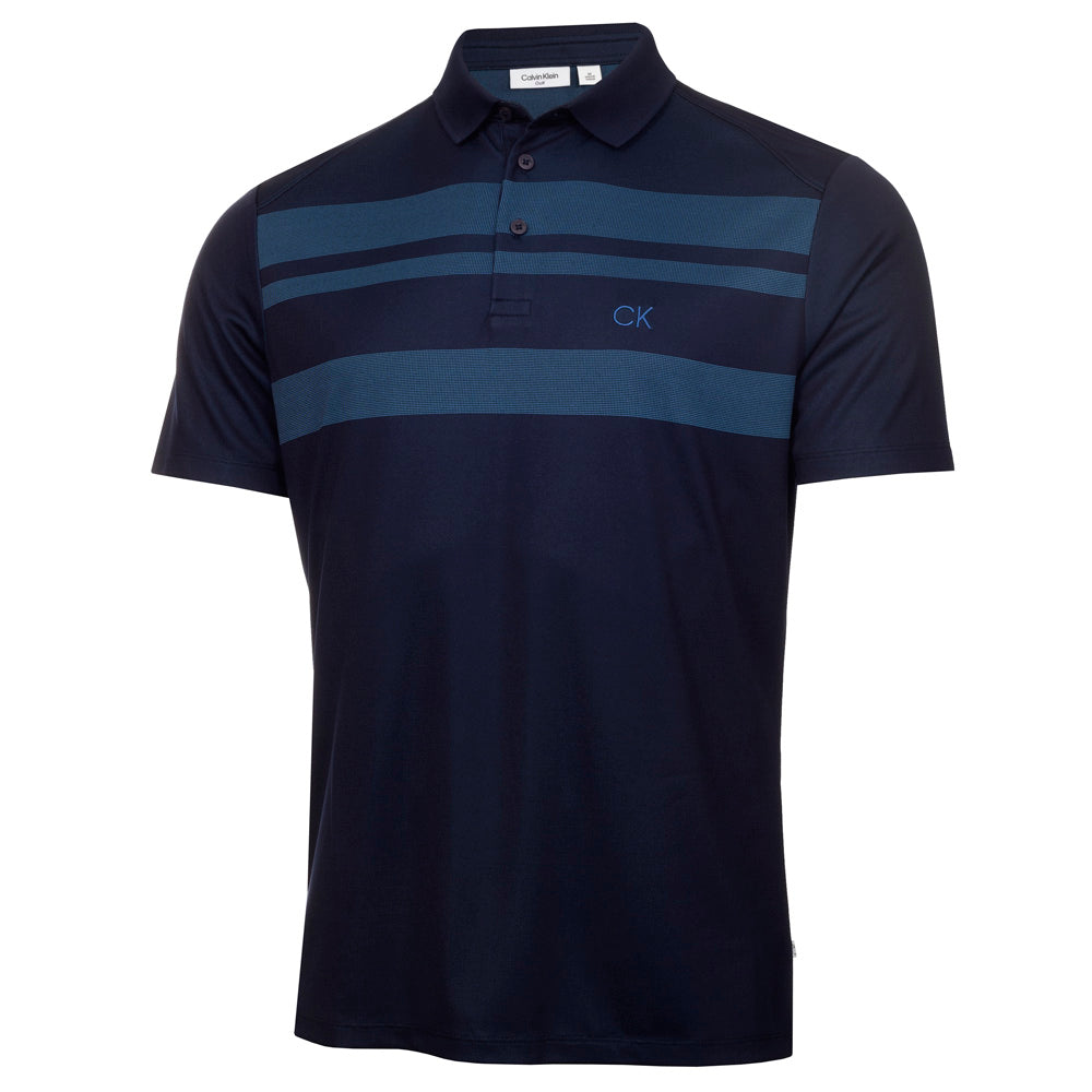 Calvin Klein Marina Golf Polo Shirt Navy / Ocean Blue S 