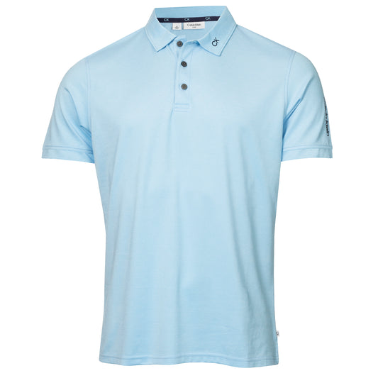 Calvin Klein Concord Golf Polo Shirt CKMS23747 Navy Marl M 
