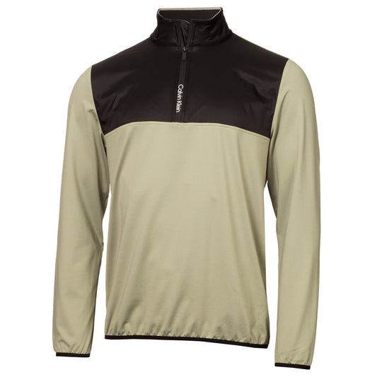 Calvin Klein Golf Malden 1/4 Zip Top CKMS23759 Black M 
