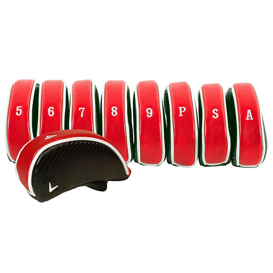 Callaway Deluxe Golf Iron Headcovers Black/Red