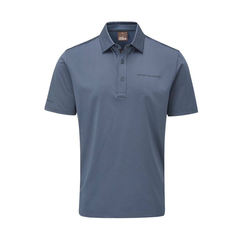 Oscar Jacobson Chap II Tour Golf Polo Shirt China Blue M 