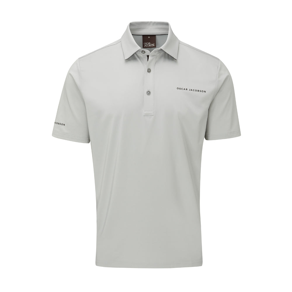 Oscar Jacobson Chap II Tour Golf Polo Shirt Lunar Grey M 
