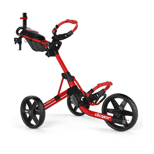 Clicgear 4.0 Premium 3 Wheel Golf Push Trolley Matt White