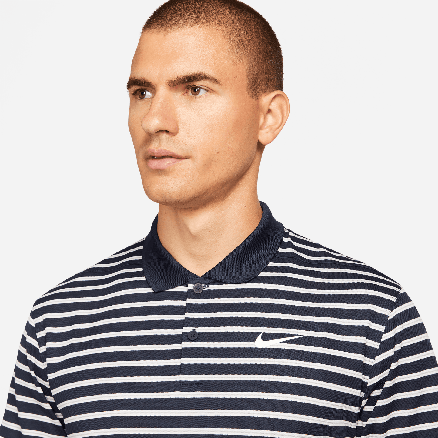 Nike Golf Dri Fit Victory Stripe Golf Polo Shirt DH0829   