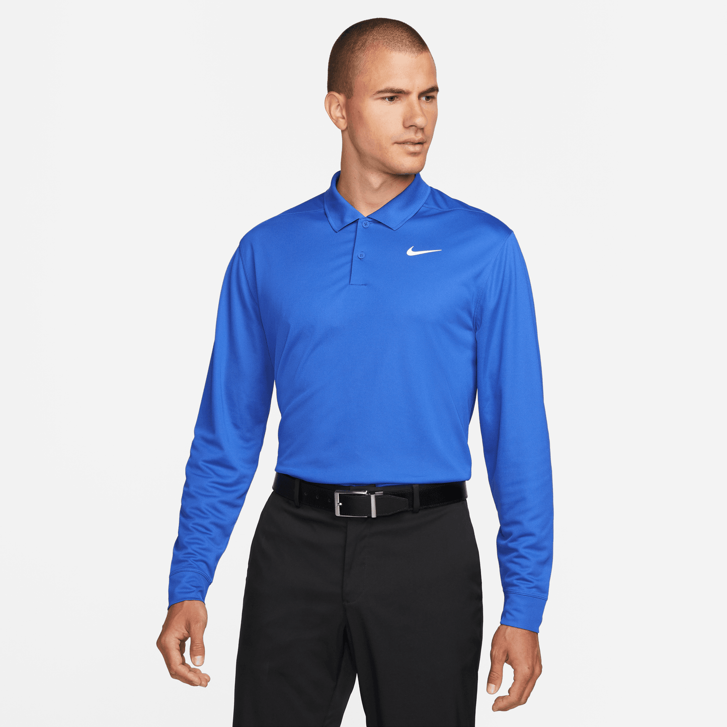 Nike Golf Dri-Fit Victory Long Sleeve Polo Shirt DN2344 Game Royal 480 M 