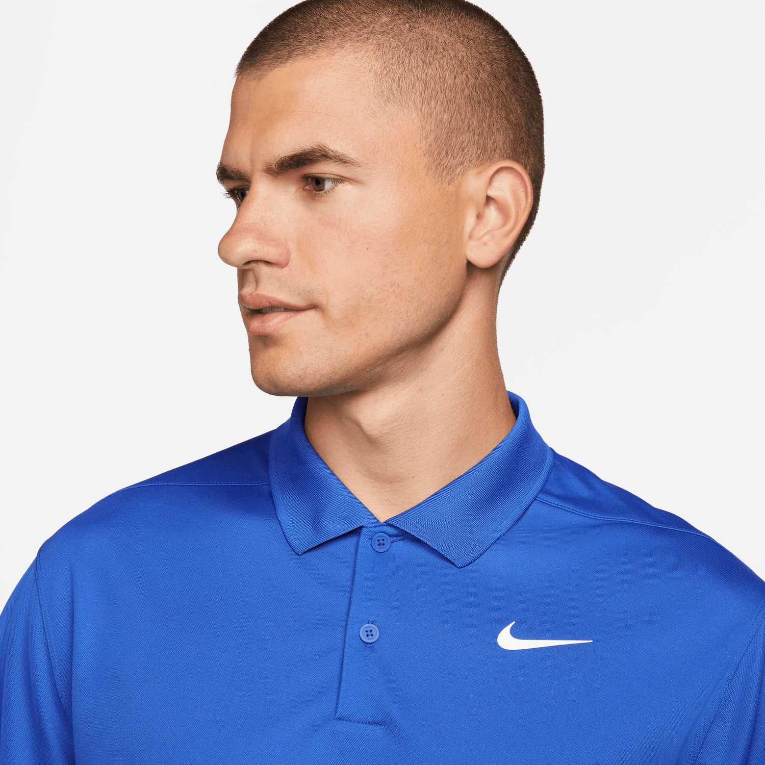 Royal blue top nike golf shirt